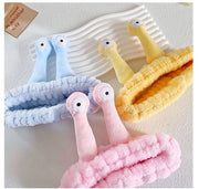 洗顔用ヘアバンド 洗顔用品 ピンク ブルー ホワイト イエロー グレー かわいい ユニーク 面白グッズ
