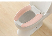 便座シート 10組セット 便座カバー トイレシート トイレ用品 粘着式 貼る 洗える 無地 シンプル 防寒 ヒンヤリ対策