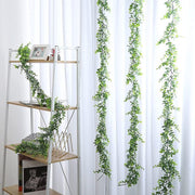 フェイクグリーン 人工観葉植物 造花 DIY 180cm ツタ状 壁 棚 葉 リーフ 植物 装飾 飾り インテリア おしゃれ ナチュラル シンプル スタイリッシュ お洒落 リビング 玄関 寝室 ショップ 店舗 オフィス