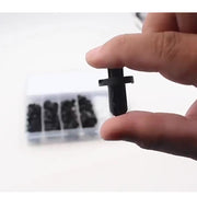 プッシュリベットピン 100個セット バンパークリップ カー用品 パーツ 部品 ビス エアロパーツ 内張り 車用品 外装 内装 クリップ 汎用 交換 修理 メンテナンス