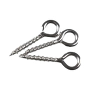 ネジ式ヒートン 100個 ステンレス 接続金具 8mm 10mm 12mm 14mm 16mm アクセサリーパーツ ハンドメイド 手芸 DIY