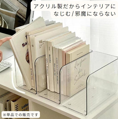ブックスタンド アクリル 透明 クリア 単品 1個 商品画像4