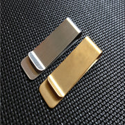 マネークリップ 金属製 ステンレス 軽量 コンパクト シンプル 財布 カード 札ばさみ キャッシュレス ミニマリスト プレゼント
