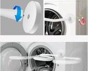 洗濯機用ドアストッパー 固定 洗濯機用アクセサリー 洗濯機用品 マグネット 磁石 ドラム式洗濯機 乾燥機 フロントドア固定 シリコン 変形 便利 シンプル おしゃれ カッコイイ