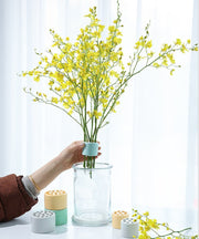 花留め 花茎立て フラワーホルダー 花束スタンド 同色5個セット インテリア小物 フラワーアレンジメント用品 生け花用品 丸型 ラウンド型 円形 針なし シンプル カジュアル