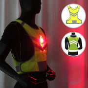 安全ベスト 反射ベスト LEDライト付き 蛍光ベスト 安全チョッキ 蛍光ベスト 夜間 工事現場 ジョギング ウォーキング ランニング 誘導 メッシュ 通気性 パトロール 防災グッズ 夜光ベスト 作業着 警備服 道路工事 犬の散歩 リチウム