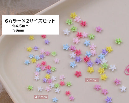 3Dネイルパーツセット ネイルアート 3Dアート お花 フラワー 4.5mm 商品画像4
