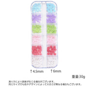 3Dネイルパーツセット ネイルアート 3Dアート お花 フラワー 4.5mm 6mm カラーミックス パステルカラー 立体的 おしゃれ かわいい ネイルアート用品 ネイルグッズ ハンドメイドパーツ デコレーションパーツ アクセサリーパーツ