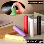 アトマイザー 10ml 小分け 詰め替え容器 スプレー ミニボトル 香水 化粧水 旅行 持ち運び 携帯 コンパクト ワンプッシュ