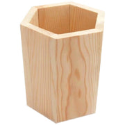 ペンホルダー ペン立て ペンスタンド DIY用ベース 工作素材 手芸用品 ハンドメイド用品 円筒形 ラウンド 筒形 角柱型 スクエア 四角形 六角形 ヘキサゴン 木製 シンプル カジュアル