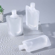 トラベルパウチ トラベルボトル 詰め替え容器 30ml 50ml 100ml シャンプー 化粧水 液体 トラベル 旅行 出張 かさばらない 小分け パウチ容器