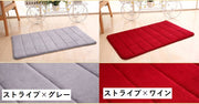 バスマット 足拭きマット 40×60cm 長方形 吸水 滑り止め 防滑 厚め 低反発 ふかふか お風呂 バスルーム 浴室 洗面所 脱衣所 キッチン 台所 ドアマット