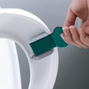 便座用取っ手 便座取っ手 4個 トイレ用品 ハンドル 持ち手 リフター 上げ下げ 持ち上げ 蓋 フタ ふた 衛生 半透明 便利 シンプル 無地