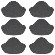 かかと修理パッチ 6枚セット かかと補修材 靴用品 補修用品 内側 修理 シールタイプ 靴擦れ防止 かかと保護 スニーカー 革靴 運動靴 内履き ヒール 簡単 便利 カラバリ豊富