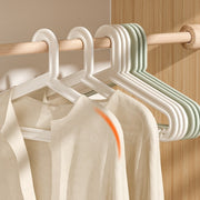 ハンガー 5本セット 衣類収納 洋服掛け 物干しハンガー クローゼット シンプル プラスチック製 型崩れ防止 ズレ落ち防止 かわいい