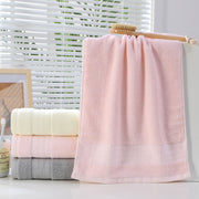 フェイスタオル ハンドタオル バス用品 ふんわり 吸水性 柔らかい シンプル 日用品 生活雑貨 お洒落