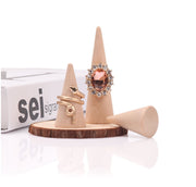 リングスタンド 単品 1個 アクセサリーケース アクセサリースタンド 指輪置き ディスプレイ ナチュラル シンプル おしゃれ 自宅 店舗 写真撮影