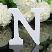 アルファベット オブジェ 置物 単品 1個 N～Z ハート 大文字 英語 木製 自立型 結婚式 ウエディング ウェルカムボード 8cm サイン 表札 インテリア 玄関 リビング 撮影 記念日 シンプル シック ナチュラル かわいい