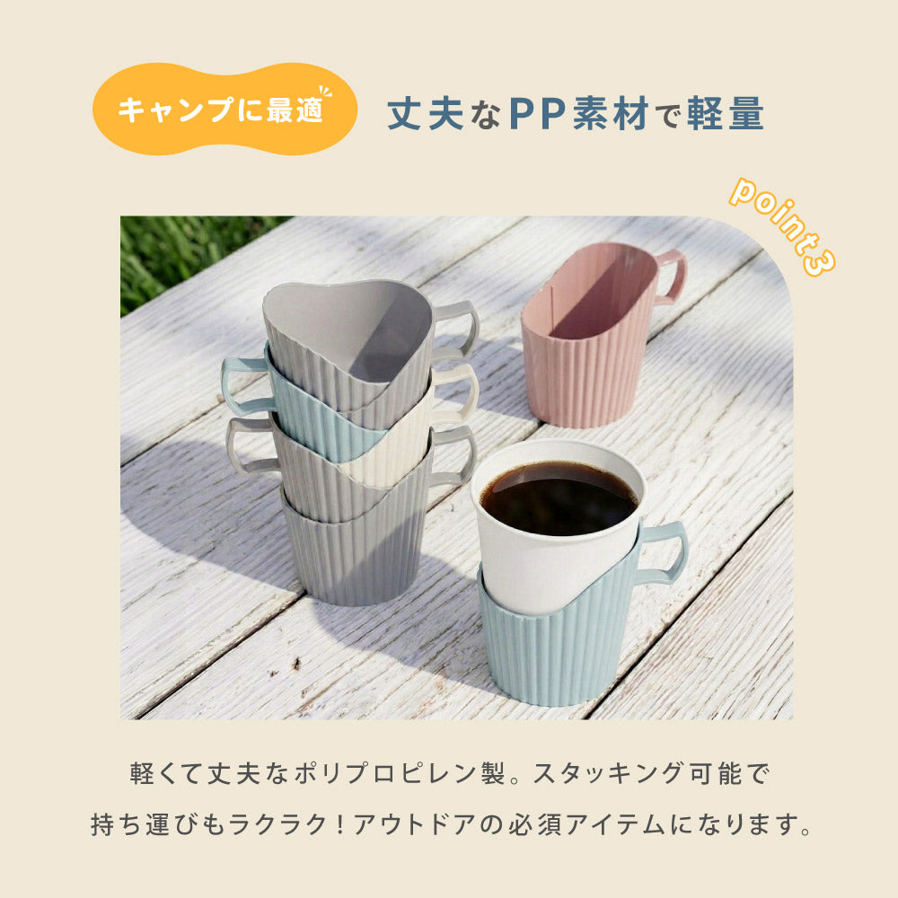 紙コップホルダー 6個セット 持ち手付き 使い捨て紙コップホルダー カップホルダー 卓上 商品画像5