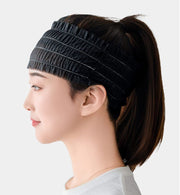 使い捨て ヘアバンド 同色50個セット バス用品 レディース 女性 婦人 不織布 ヘアターバン ヘッドバンド 髪留め 洗面 スキンケア エステ メイク 化粧 トラベル 旅行 無地 シンプル