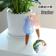 自動給水器 自動水やり器 オート水やり器 自動給水装置 植木 鉢植え ガーデニング 植物 園芸 盆栽 刺すだけ 鳥 バード かわいい おしゃれ 便利 給水タンク 野菜 ピンク ブルー