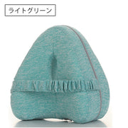 足枕 レッグピロー ハート型 脚枕 足まくら ひざ枕 低反発 太ももクッション 挟む枕 足置き 足用クッション 横向き寝 就寝 カバーリングタイプ 曲線デザイン 膝下 寝姿勢サポート リラックスタイム