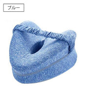 足枕 レッグピロー ハート型 脚枕 足まくら ひざ枕 低反発 太ももクッション 挟む枕 足置き 足用クッション 横向き寝 就寝 カバーリングタイプ 曲線デザイン 膝下 寝姿勢サポート リラックスタイム