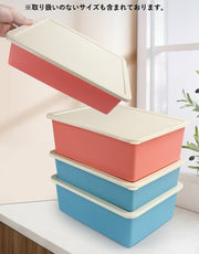 収納ボックス 収納ケース 蓋 ふた付き 収納箱 積み重ね ストレージ おもちゃ箱 衣類 洋服 本 小物 クローゼット スタッキング