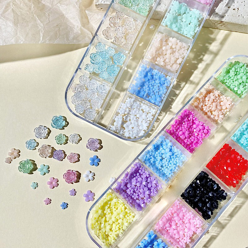 3Dネイルパーツセット ネイルアート 3Dアート お花 フラワー カラーミックス 商品画像3