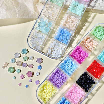 3Dネイルパーツセット ネイルアート 3Dアート お花 フラワー カラーミックス 商品画像3