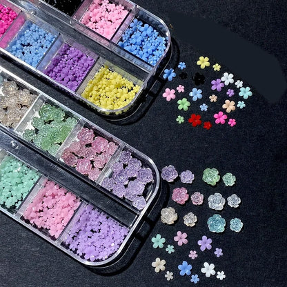 3Dネイルパーツセット ネイルアート 3Dアート お花 フラワー カラーミックス 商品画像4