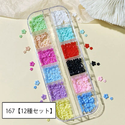 3Dネイルパーツセット ネイルアート 3Dアート お花 フラワー カラーミックス 商品画像5