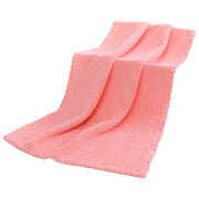 フェイスタオル 35×75cm バス用品 日用品 無地 単色 シンプル ふんわり ふわふわ 柔らかい お風呂 洗顔 洗面 手拭き キッチン