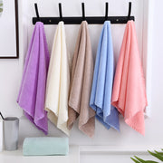 フェイスタオル 35×75cm バス用品 日用品 無地 単色 シンプル ふんわり ふわふわ 柔らかい お風呂 洗顔 洗面 手拭き キッチン