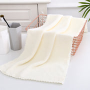 フェイスタオル 35×75cm バス用品 日用品 無地 単色 シンプル ふんわり ふわふわ 柔らかい お風呂 洗顔 洗面 手拭き キッチン