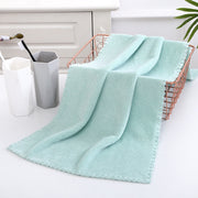 フェイスタオル 35×75cm バス用品 日用品 無地 単色 シンプル ふんわり ふわふわ 柔らかい お風呂 洗顔 洗面 手拭き キッチン