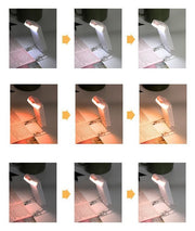 クリップライト ブックライト 読書灯 LED USB充電式 折りたたみ 卓上 調光 調色 携帯 持ち運び便利 小型 小さめ ミニ リチウム