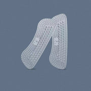 靴擦れ防止パッド 1ペア 計2枚 1足分 かかとパッド かかとクッション シリコン 凹凸 柔らかい 貼り付け パカパカ防止 かかと保護 衝撃吸収 クリア 透明 ズレにくい 脱げ 靴ずれ防止 踵