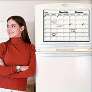 ホワイトボード メモボード カレンダー表示 月間予定 マンスリー スケジュール 曜日 英字 マグネット 磁石 家族予定 書き込み メモ メッセージボード 掲示板 伝言板 家庭 自宅 オフィス 食事管理 食事計画