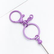 キーホルダーパーツ 5個セット ナスカン キーリング ビーズ用 チャーム ハンドメイド アクセサリー バッグチャーム DIY クラフト 手芸 金属パーツ