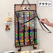 ウォールポケット クリアカバー付き ミニカー収納 おもちゃ収納 ディスプレイケース 吊り下げ式 壁掛け収納 小物収納 省スペース 大容量 整理整頓 リビング 寝室 便利 子供 キッズ インテリア雑貨 ホコリ防止 防塵 かわいい お洒落