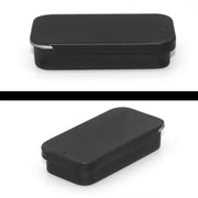 小物入れ 2個セット 2個入り ブリキ缶 缶ケース ミニボックス 収納ケース 角缶 箱 小型 小さめ ミニ 蓋付き スライド式 長方形 四角形 シンプル 小物 収納 保管 保存