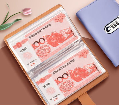 貯金ファイル お札ファイル 封筒貯金 ダイヤルロック付き 鍵付き お札入れ 商品画像3