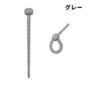 結束バンド 同色5本セット ケーブルクリップ ケーブルタイ シリコン ケーブルバンド 多機能 多用途 まとめる 束ねる コード収納 イヤホン 整理整頓 すっきり かわいい シンプル