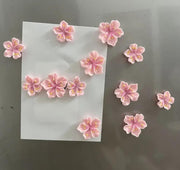マグネット 12個セット 磁石 Mサイズ Sサイズ フラワー 花 リアル かわいい おしゃれ 冷蔵庫 アレンジ 華やか 可愛い 上品 きれいめ DIY ホワイトボード 掲示板