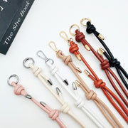 バッグストラップ ショルダーストラップ ショルダーベルト 肩紐 PUレザー 付け替え 交換用 細い 斜めがけ 肩掛け 無地 長さ調節可能