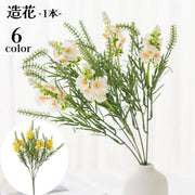 造花 フェイクフラワー 1本 花束 ブーケ フラワーアレンジメント 花飾り 装飾 DIY アーティフィシャルフラワー 枯れない インテリア 写真撮影 フォト 記念日 プレゼント 贈り物