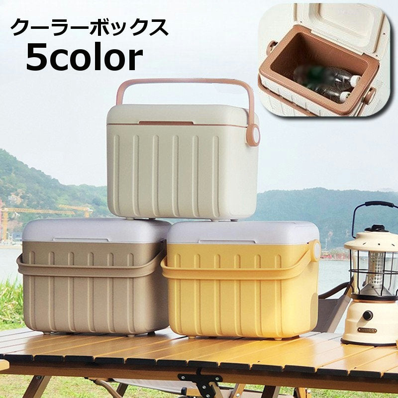 クーラーボックス 6L 小型 保冷 保温 クーラーバッグ クーラーBOX アウトドア キャンプ 釣り フィッシング ショッピング 買い物 海水浴 レジャー お弁当 部活 シンプル ドリンク 飲料保管 収納ボックス おしゃれ