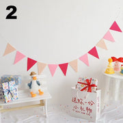 三角ガーランド フラッグガーランド 三角旗 誕生日 パーティー イベント 屋内 装飾 飾り付け おしゃれ かわいい トライアングル はた お祝い バースデー