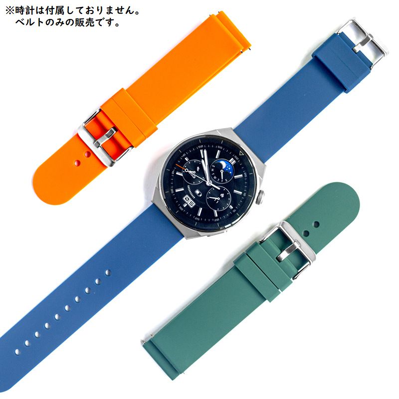 腕時計用ベルト スマートウォッチ用 交換用ベルト シリコン ラバー バンド 商品画像2